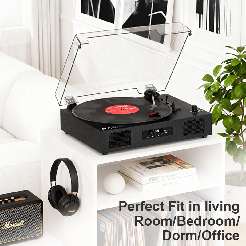 TE-2017 Retro Wireless Record Player