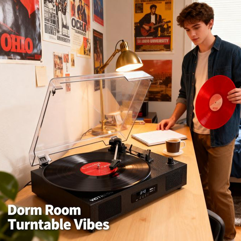 TE-2017 Retro Wireless Record Player