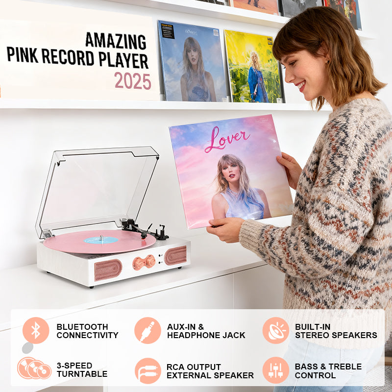 TE2030 Vintage Bluetooth Record Player