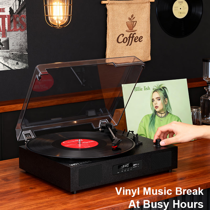 TE-2017 Retro Wireless Record Player