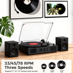 TE-2017 Retro Wireless Record Player