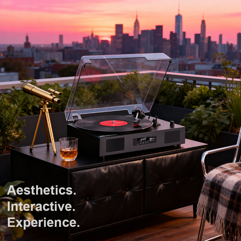 TE-2017 Retro Wireless Record Player